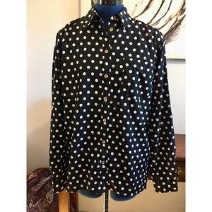 MICHAEL Michael Kors Polka Dot Button Down